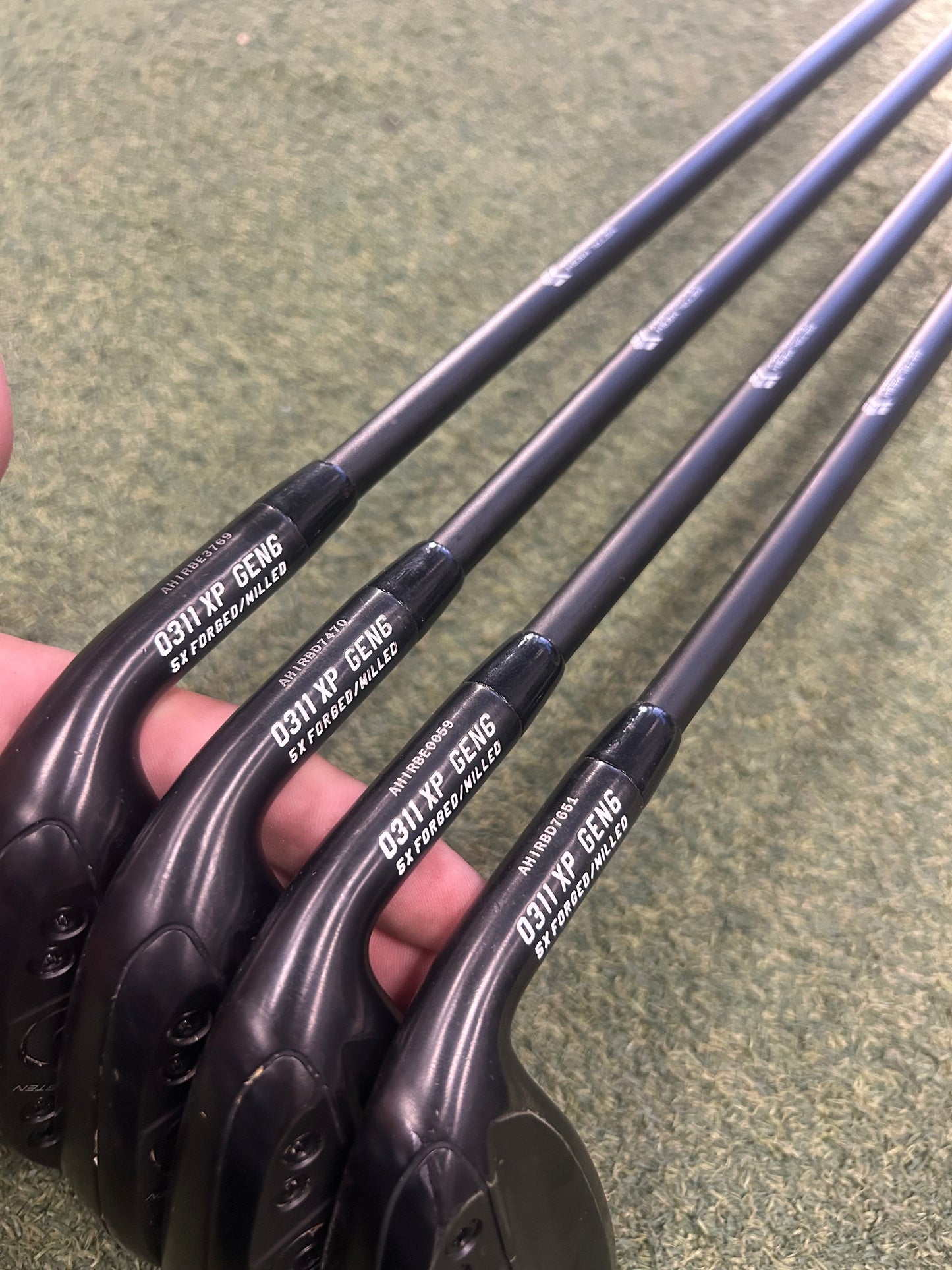 USED PXG 0311 XP Gen 6 Black Iron Set 8-Gw Mitsubishi MMT 80 Stiff Flex