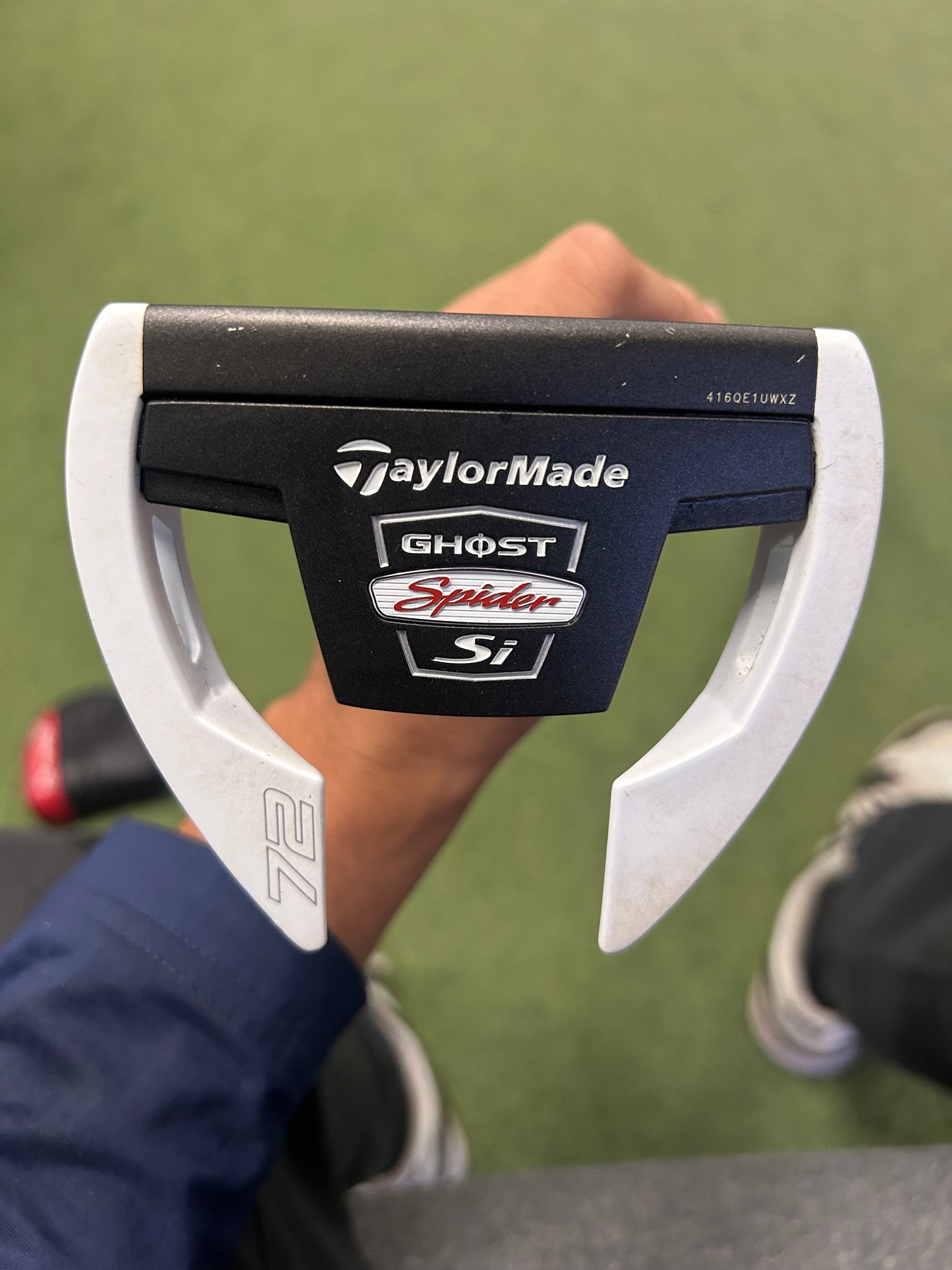 Used taylormade Ghost Spider Si Mallet Putter 34.5” Winn grip