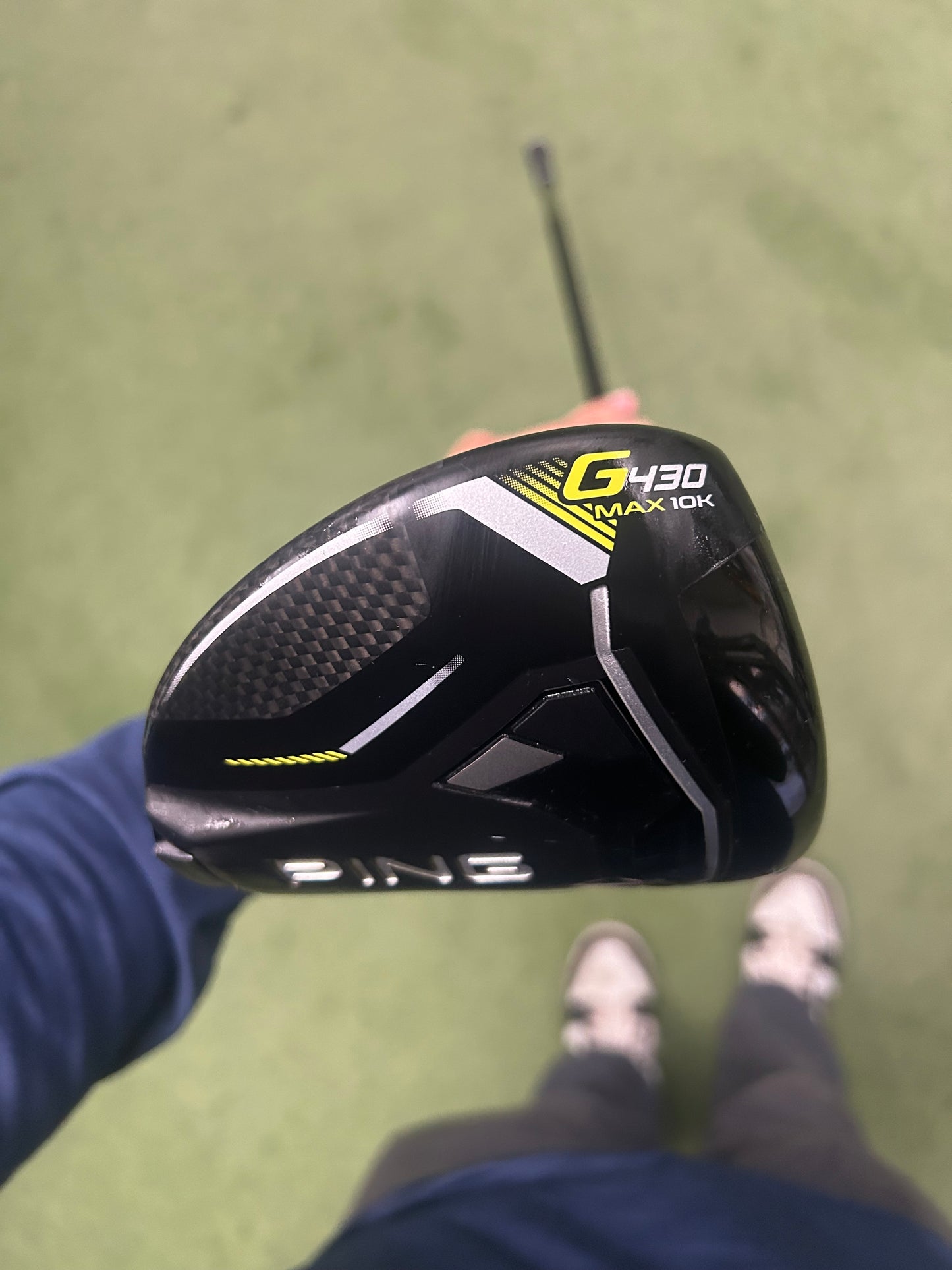 Used Ping G430 Max 10K Driver 10.5* Alta CB 55Stiff Flex Golf Pride