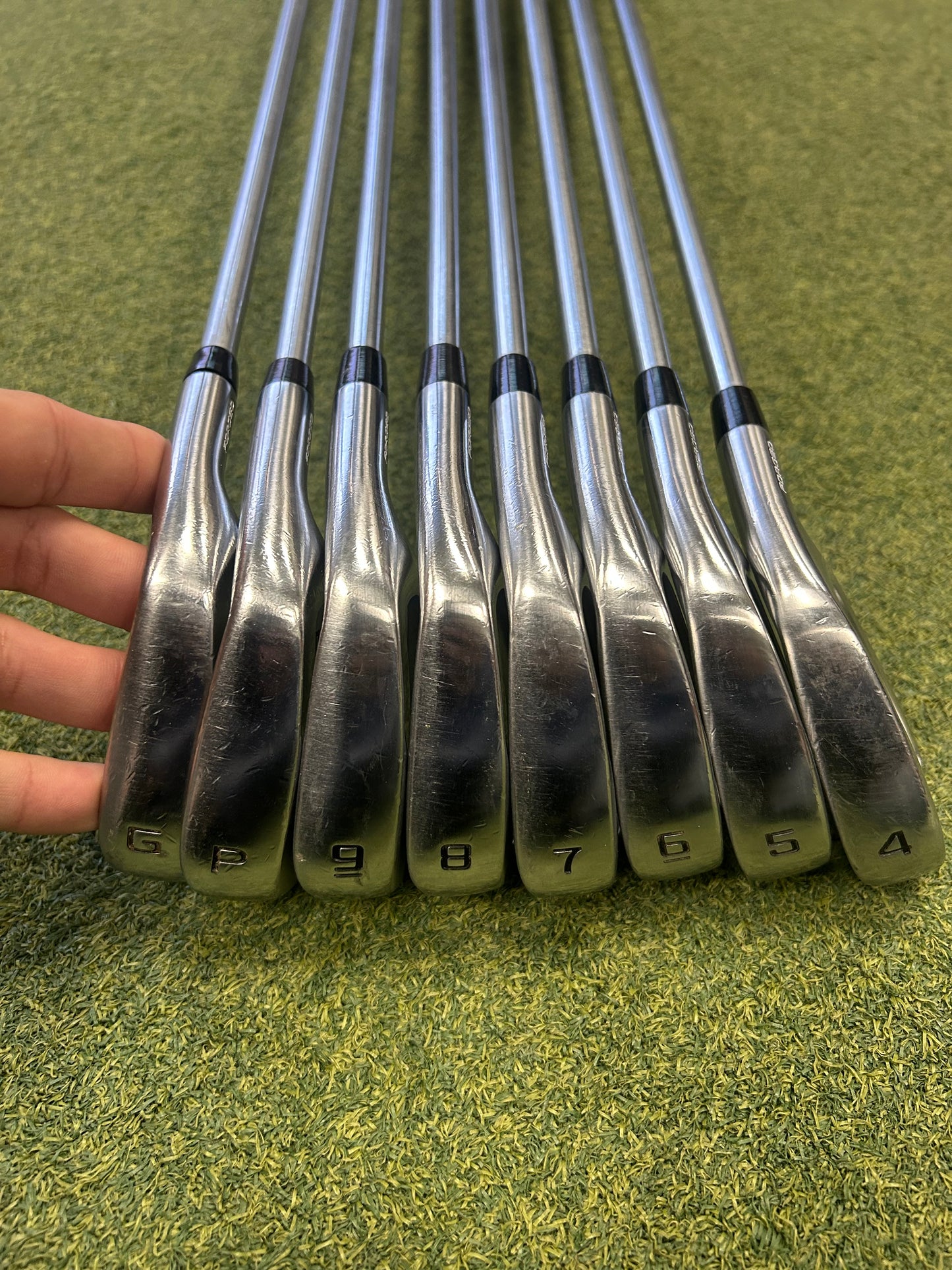 USED Cobra King CB Forged Iron Set 4-Gw Project X LS 6.5 Extra Stiff 125G RH