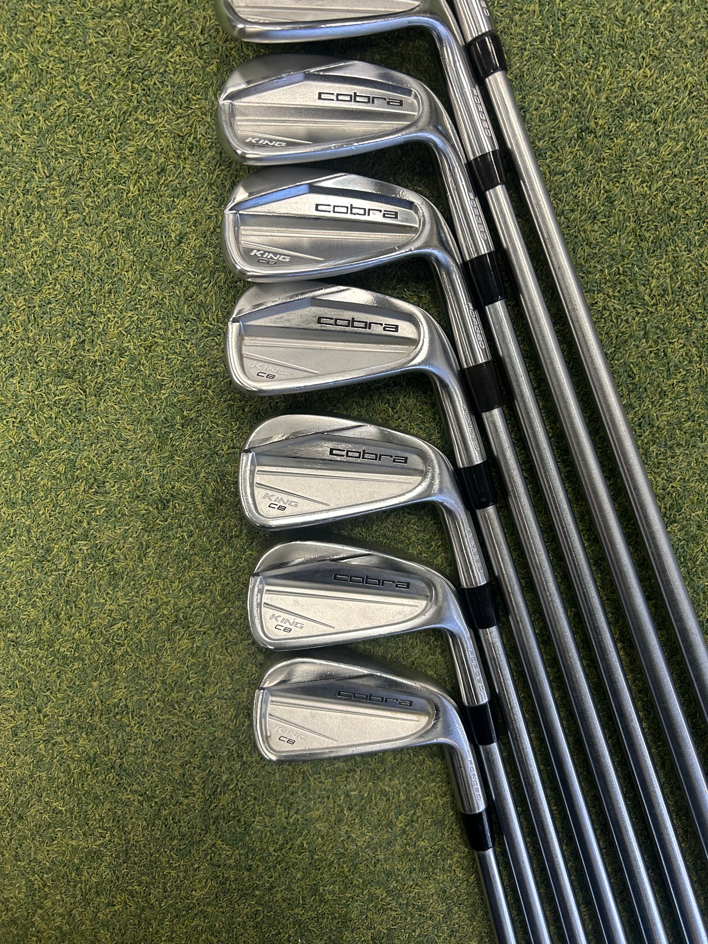 USED Cobra King CB Forged Iron Set 4-Gw Project X LS 6.5 Extra Stiff 125G RH