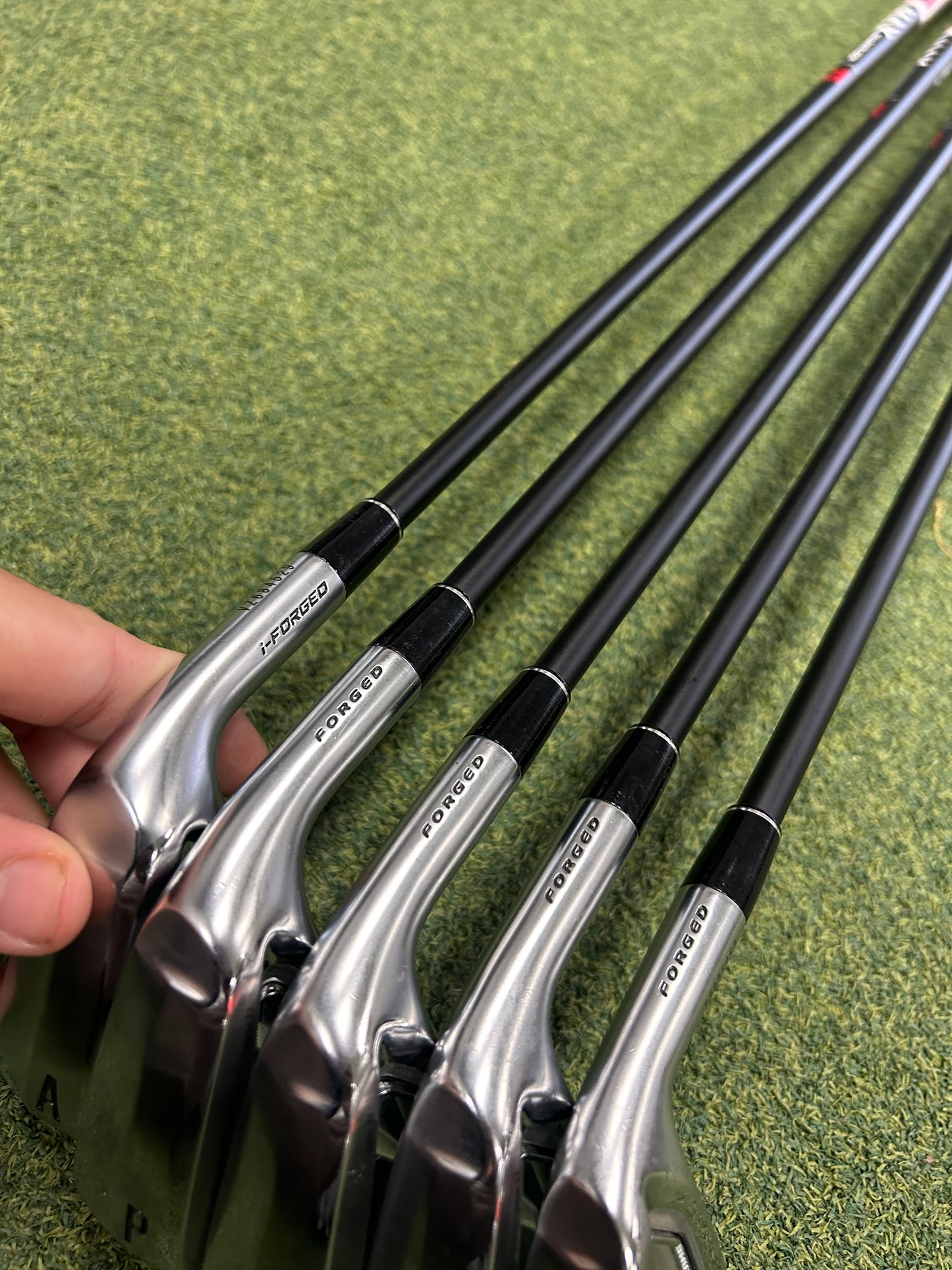 Used Srixon Zx5 Mk2 iron Set 7-Aw KBS Max Graphite 75G Regular flex