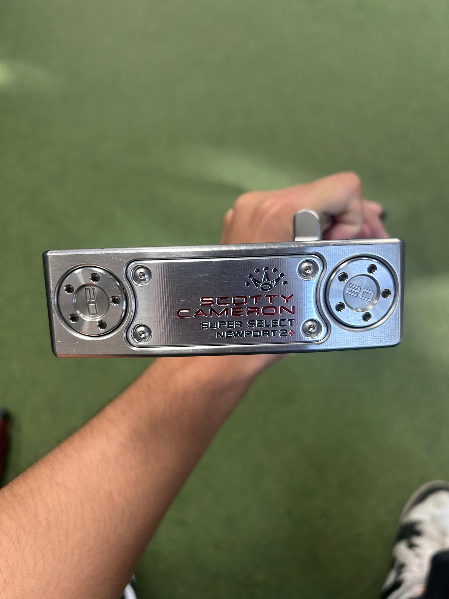 Used Titleist Scotty Cameron Newport Plus Blade Putter Plumbers Neck