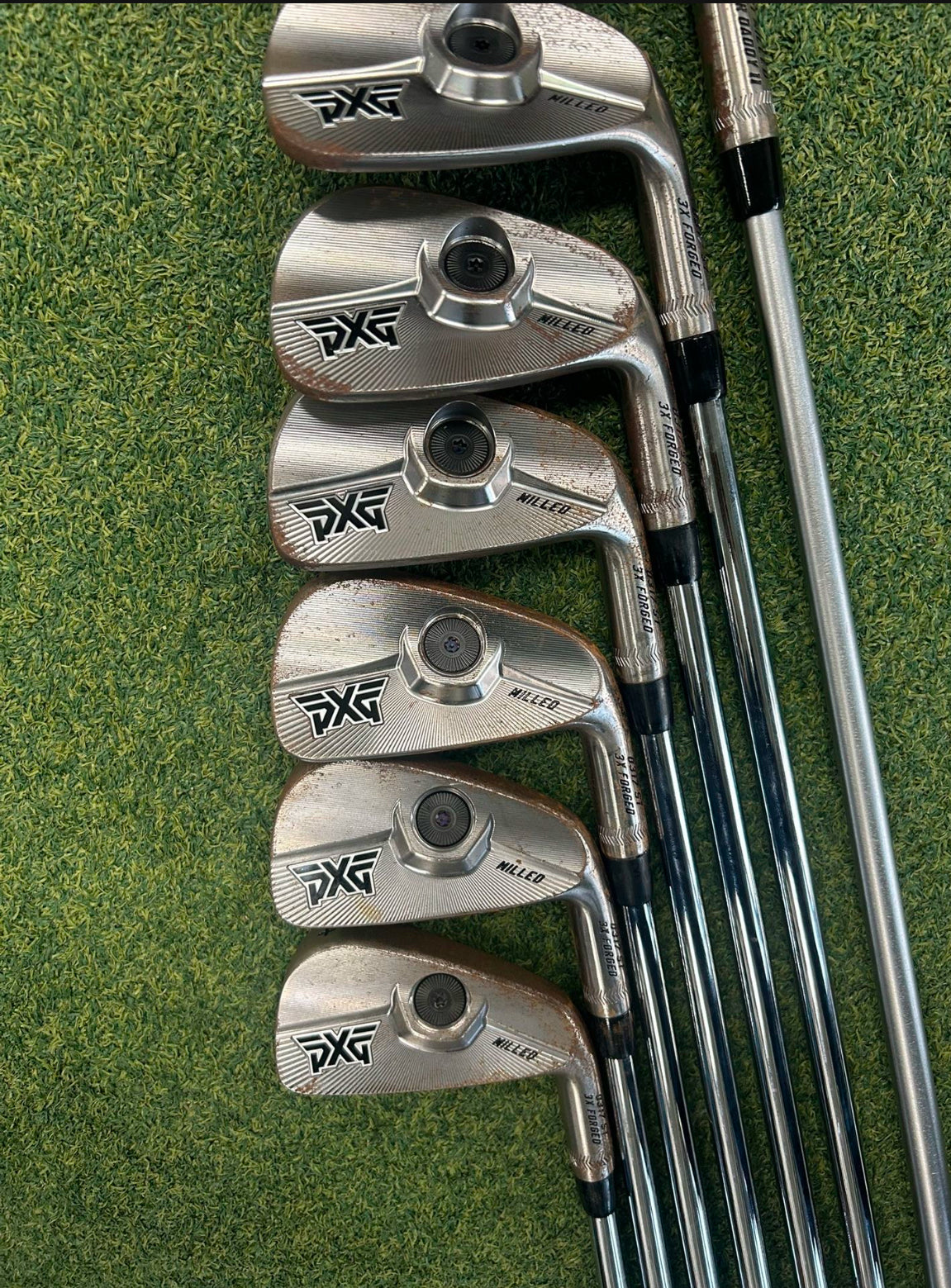 RARE! New PXG 0317 ST Blade Tour Issue Raw Finish Iron Set Modus Tour 120X