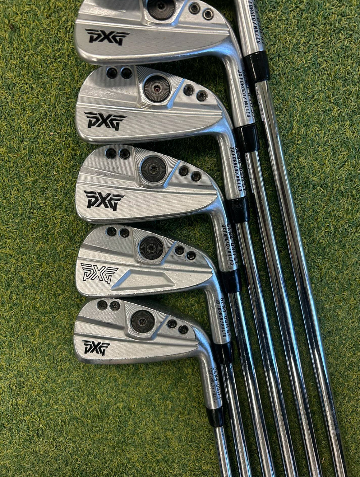 Used PXG Gen 4 0311 ST/T Forged Iron Set 4-9i Nippon Modus Tour 120 X Flex Golf Pride