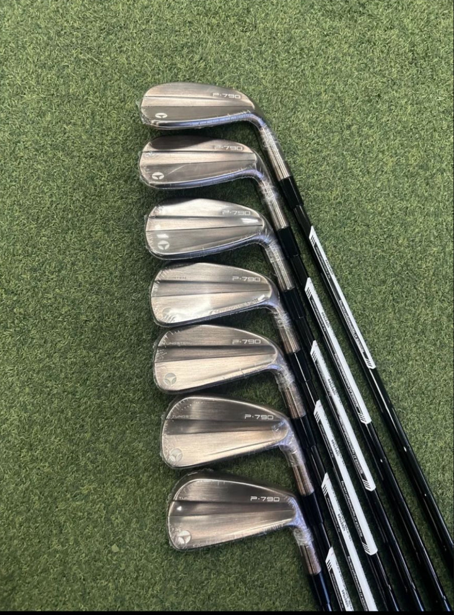 NEW Taylormade P790 Iron Set Aged Copper Finish 4-Pw KBS Tour Lite Stiff Black Shaft